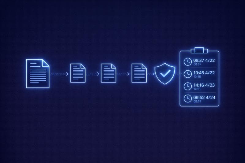 Tamper-Evident Audit Trails for Documents and Records